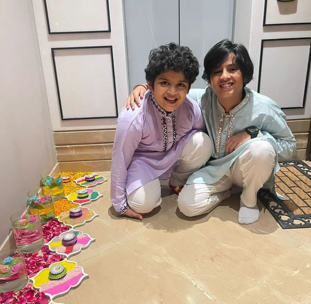 Mirror Work Kurta Sets for Boys