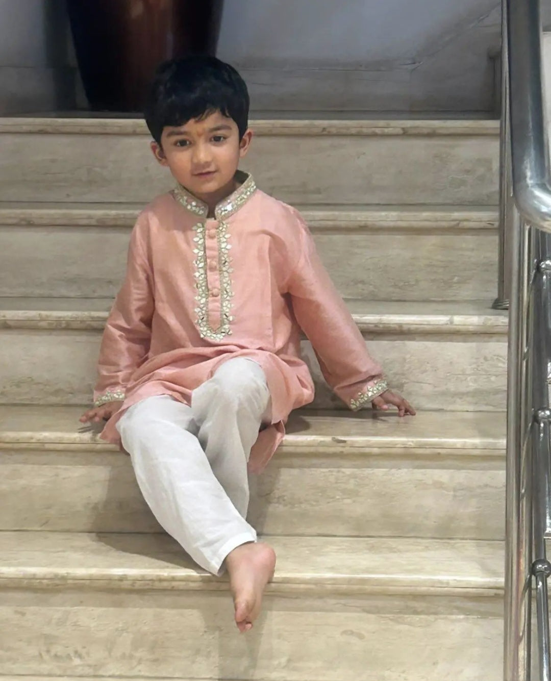 Mirror Work Kurta Sets for Boys