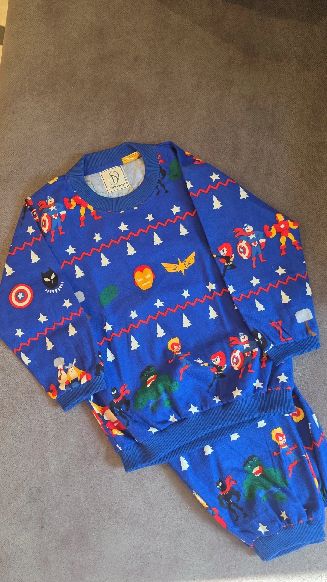 Avengers Flannel Set