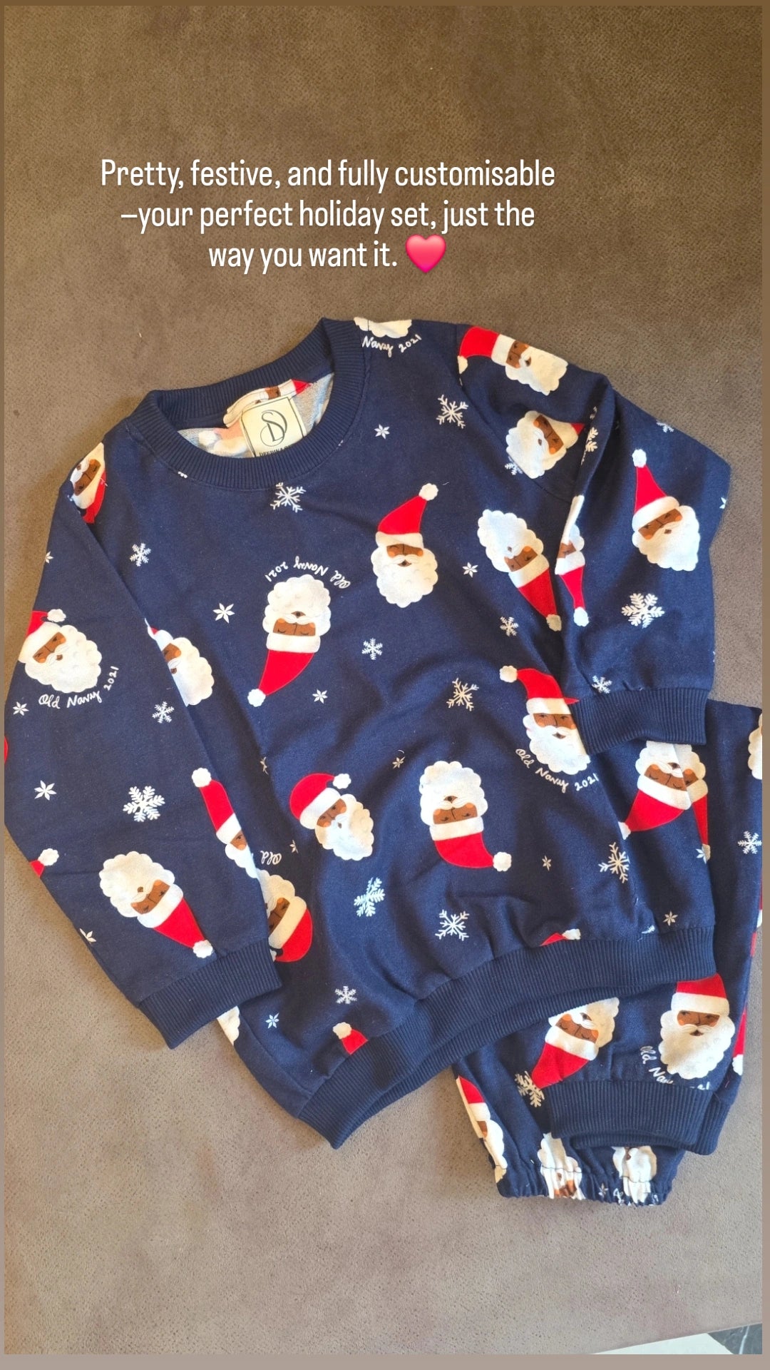 Santa Under The Stars Flannel Set