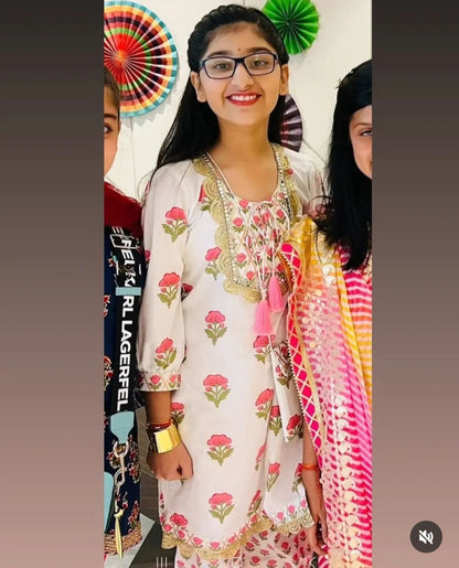 Pretty Pink Orchid Kurta Set