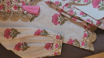 Pretty Pink Orchid Kurta Set